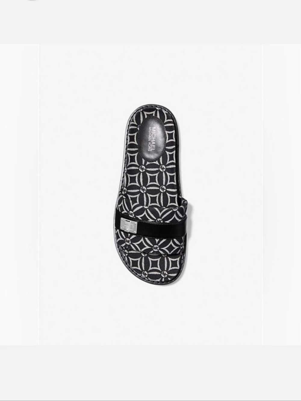 Women’s MICHAEL MICHAEL KORS Padma Logo Jacquard Slide Sandal size 6